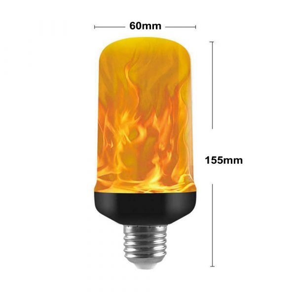5W 4 Modes Burning Flickering Flame LED Light Bulb_8