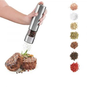 Electric Pepper Grinder Spice Mill and Grinder- Battery Operated