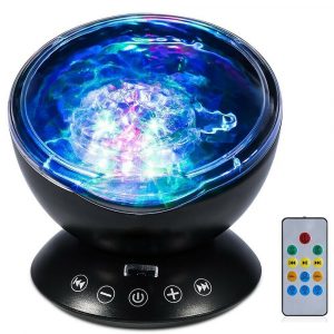 Upgraded Remote Controlled Ocean Light Projector- USB Powered