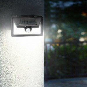 Solar Powered 32LED Body Induction Motion Sensor Outdoor Wall Light