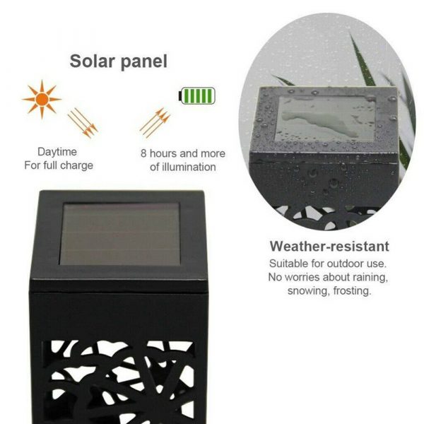 Solar Powered Easy Installation Outdoor Garden LED Décor Lights_5