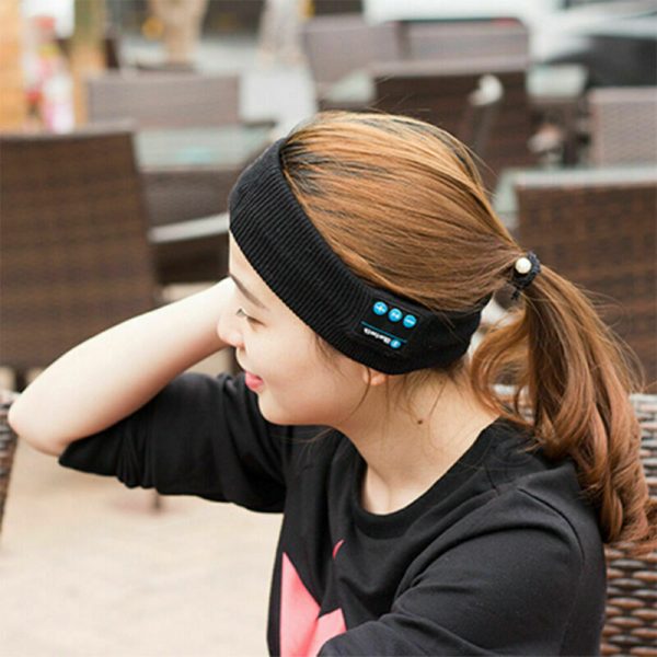 Musical Bluetooth Exercising Rechargeable Sleeping Headband_5