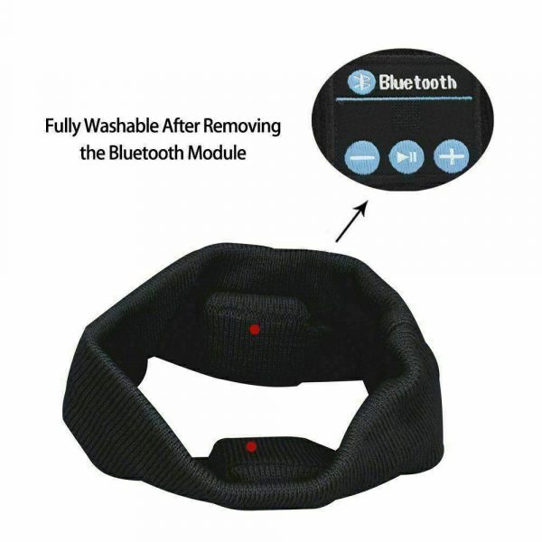 Musical Bluetooth Exercising Rechargeable Sleeping Headband_8