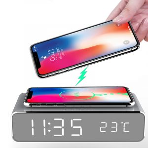 Wireless charger LED temperature alarm- USB Powered