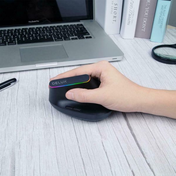 2.4G Wireless Vertical Ergonomic Optical Mouse with Receiver_3
