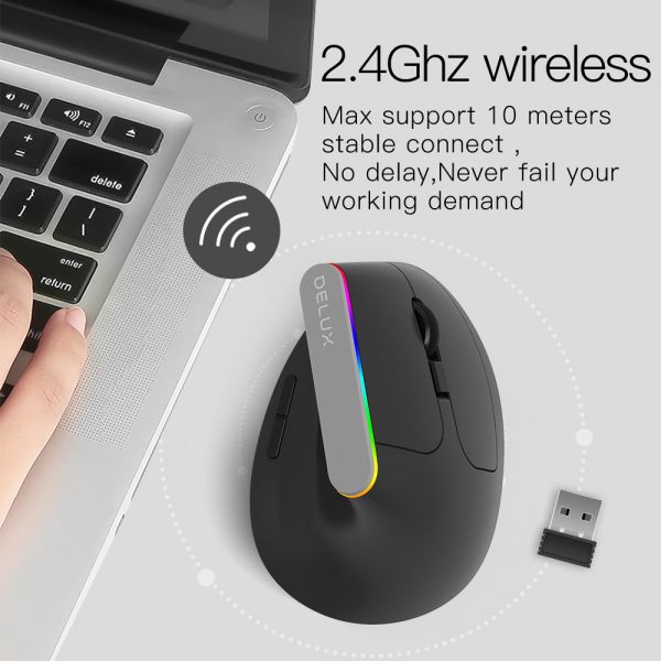 2.4G Wireless Vertical Ergonomic Optical Mouse with Receiver_7