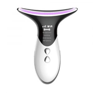 Skin Rejuvenation EMS LED Photon Therapy Neck Massager- USB Charging