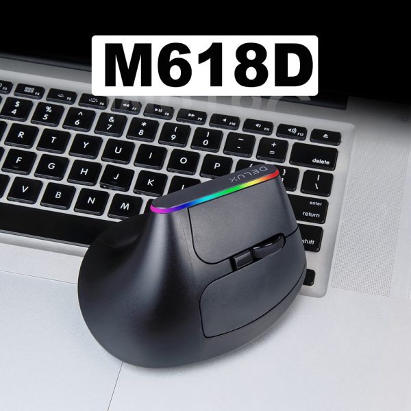 2.4G Wireless Vertical Ergonomic Optical Mouse with Receiver_9