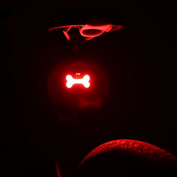 Bicycle Tail Light USB Rechargeable Mountain Bike Night Light_2