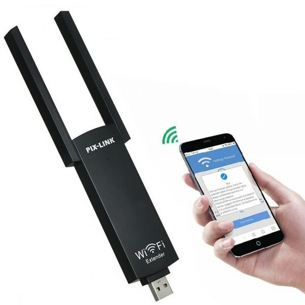 300mbps USB Wireless Wi-Fi Repeater Dual Antenna Signal Booster_3