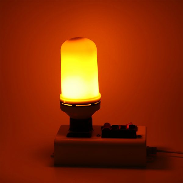 E27 Base Flame Light LED Decorative Unique Flickering Light Bulb_2