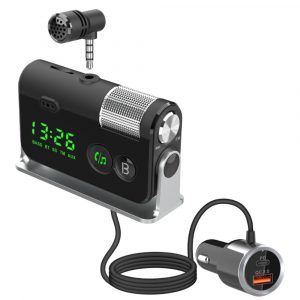 QC3.0 Car Charger Mp3 Player Handsfree FM Transmitter