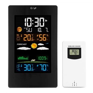 Wireless Indoor and Outdoor Weather Station Color Screen- USB Plugged-in