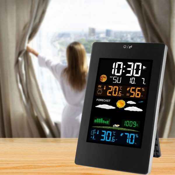 Wireless Indoor and Outdoor Weather Station with Color Screen_2