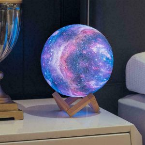 Moon Light Starry Sky Night Lamp for Children’s Bedroom- USB Powered