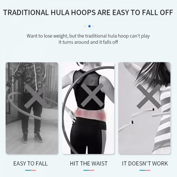 Weighted Hula Hoop Indoor Smart Fitness Shape Sculpting Hoop_8