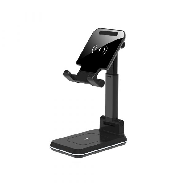 10W QI Wireless Charger Stand Telescopic Desktop Phone Bracket_1