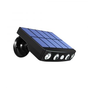 Solar Powered Motion Sensor LED Outdoor Wall Garden Light
