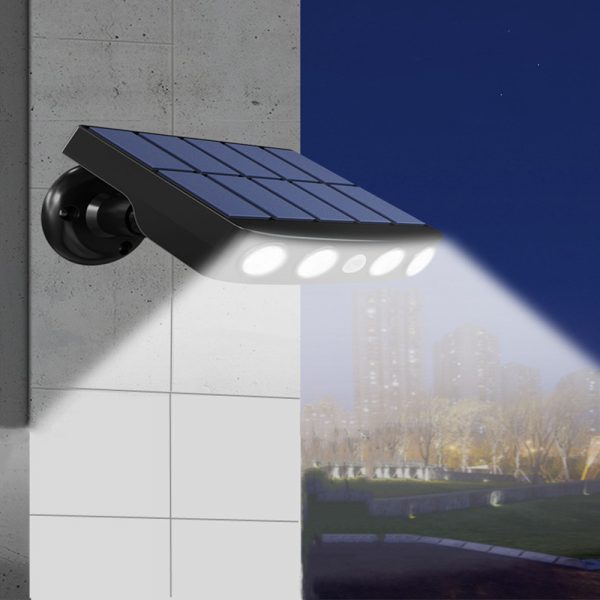 Solar Powered Motion Sensor LED Outdoor Wall Garden Light_1