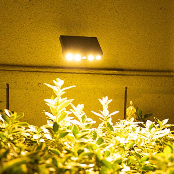 Solar Powered Motion Sensor LED Outdoor Wall Garden Light_6