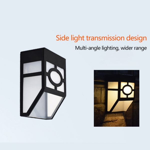 Solar Powered Outdoor LED Wall Mounted Porch Sensor Light_10
