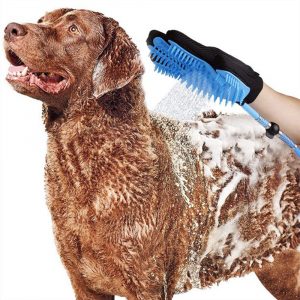 3-in-1 Pet Bathing Tool Sprayer Massage Glove and Pet Hair Remover