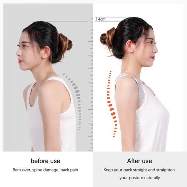 Adjustable Smart Back Posture Corrector Back Belt Shoulder Training_4