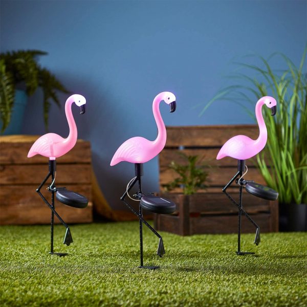 Flamingo Garden LED Stake Solar Powered Decorative Light_2
