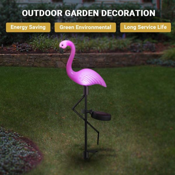 Flamingo Garden LED Stake Solar Powered Decorative Light_4
