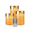 Flameless Flickering Rechargeable LED Wickless Candle_0