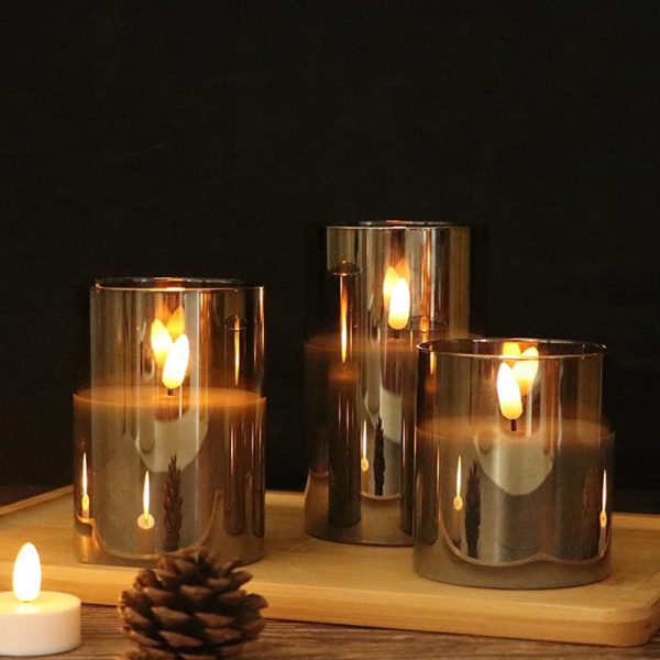 Flameless Flickering Rechargeable LED Wickless Candle_5