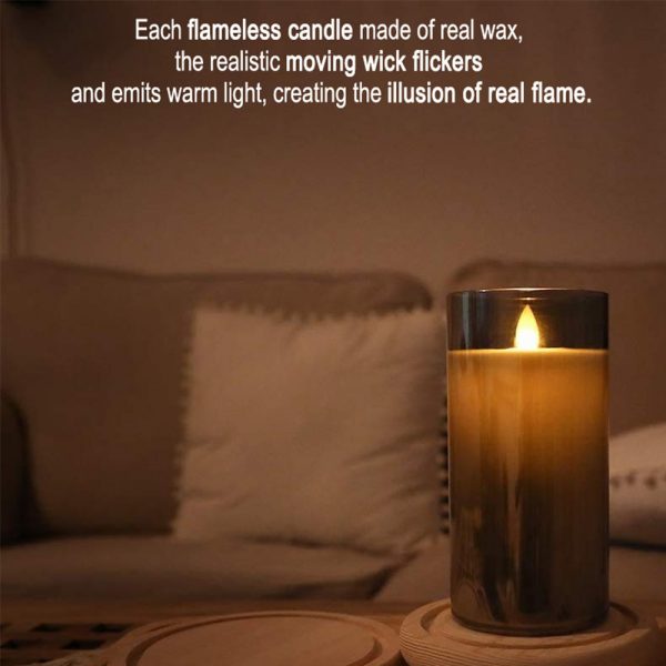 Flameless Flickering Rechargeable LED Wickless Candle_6