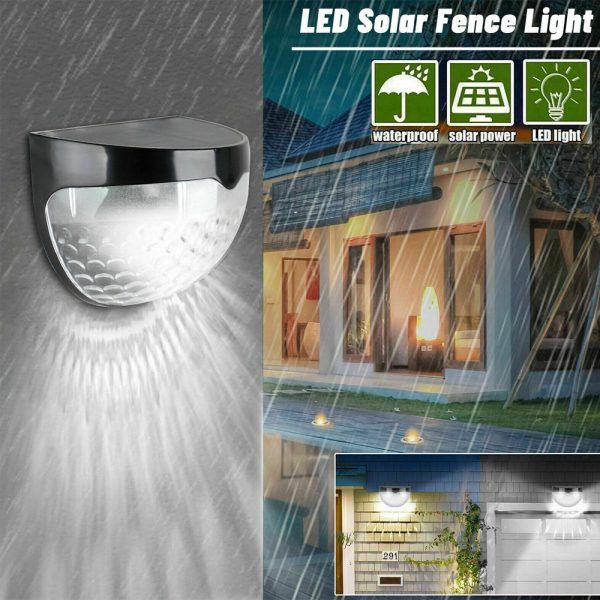 Solar Powered Light Sensor Outdoor Waterproof Wall Light_7