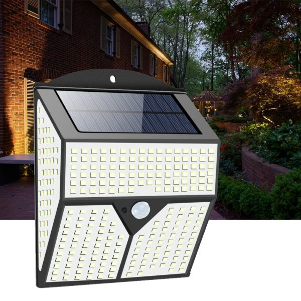 PIR Motion Sensor Solar Powered Outdoor LED Garden Lights_3