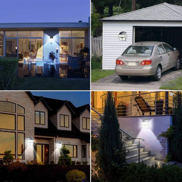 PIR Motion Sensor Solar Powered Outdoor LED Garden Lights_11