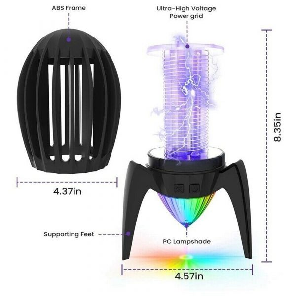 Electronic Mosquito Killer RGB Light Combined with UV Light_10