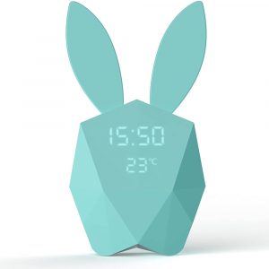 Geometrical Rabbit Musical Motion Sensor Alarm Clock- USB Powered