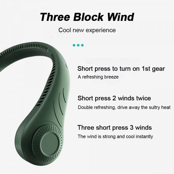 Portable Handsfree Bladeless Rechargeable Hanging Neck Fan_7