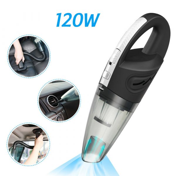 USB Rechargeable Cordless Car Wet and Dry Vacuum Cleaner_9