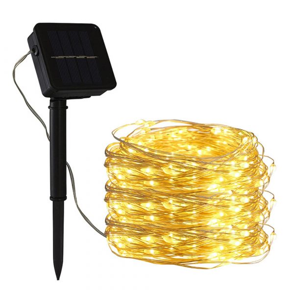 200LED Solar Powered String Fairy Light for Outdoor Decoration_0