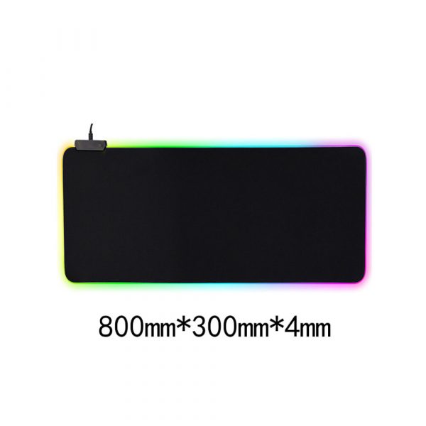 RGB LED Non-Slip Luminous Mouse Pad for Gaming PC Keyboard_19