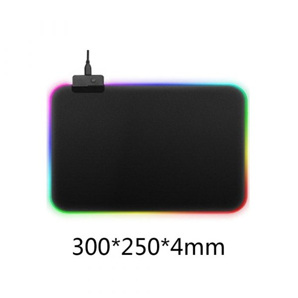 RGB LED Non-Slip Luminous Mouse Pad for Gaming PC Keyboard_20