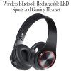 Wireless Bluetooth Rechargeable LED Sports and Gaming Headset_0