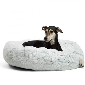 Machine Washable Calming Donut Cat and Dog Pet Bed