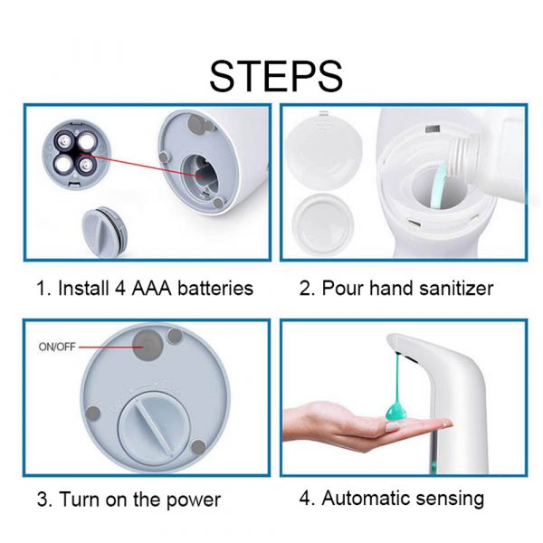 Smart Induction Motion Sensor Automatic Liquid Soap Dispenser_9