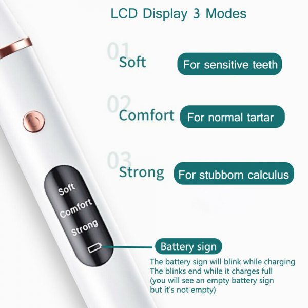 Ultrasonic Portable Electric Teeth Dental Scaler with LED Display_8