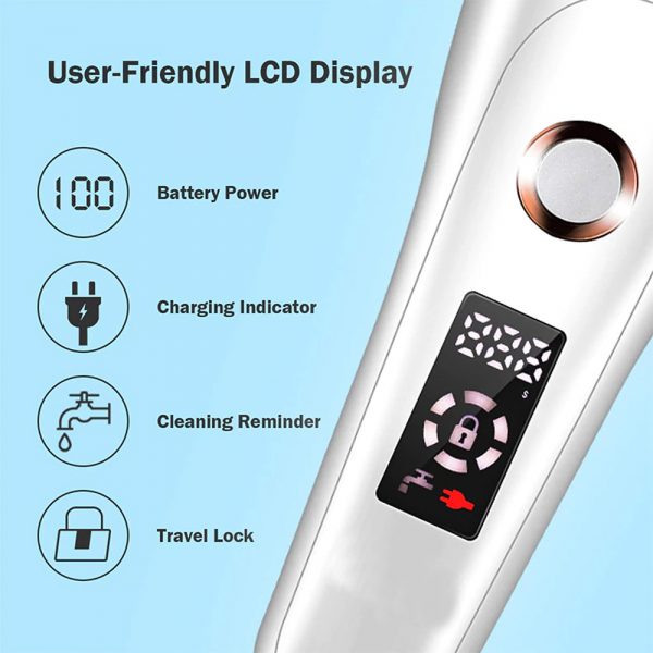 USB Electric Waterproof Hair Trimmer Epilator with LCD Display_13