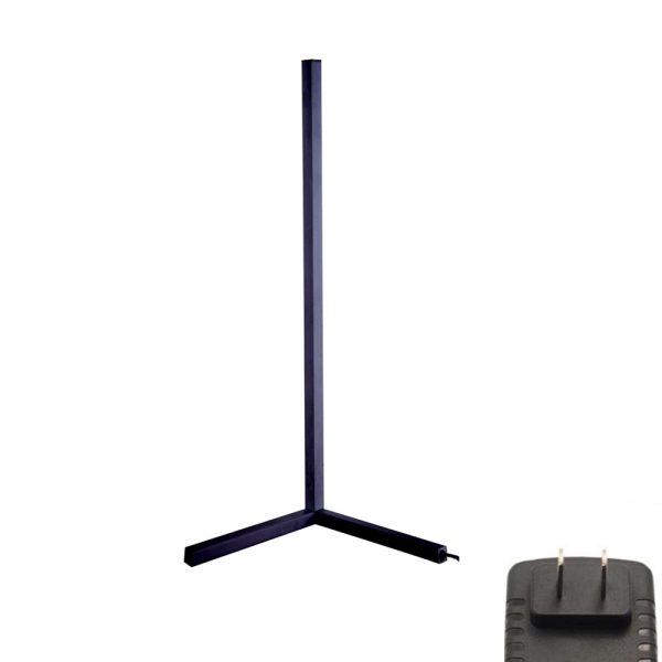 Modern and Simple RGB LED Corner Rod Standing Floor Lamp_5