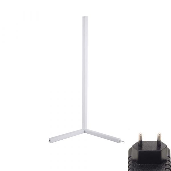 Modern and Simple RGB LED Corner Rod Standing Floor Lamp_6