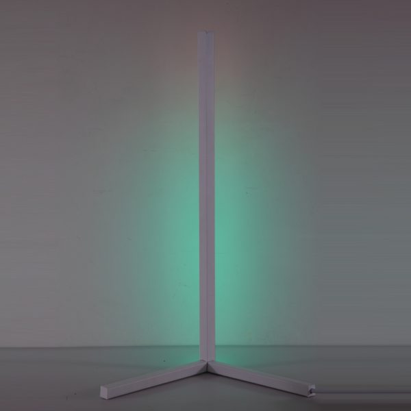 Modern and Simple RGB LED Corner Rod Standing Floor Lamp_25